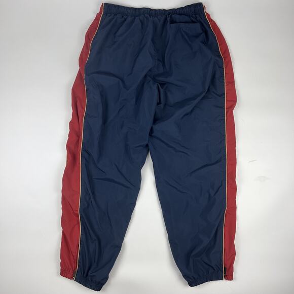 VTG Reebok Track Pants Mens XL Blue Windbreaker Jersey Lined Relaxed Tapered Y2K - Picture 8 of 11